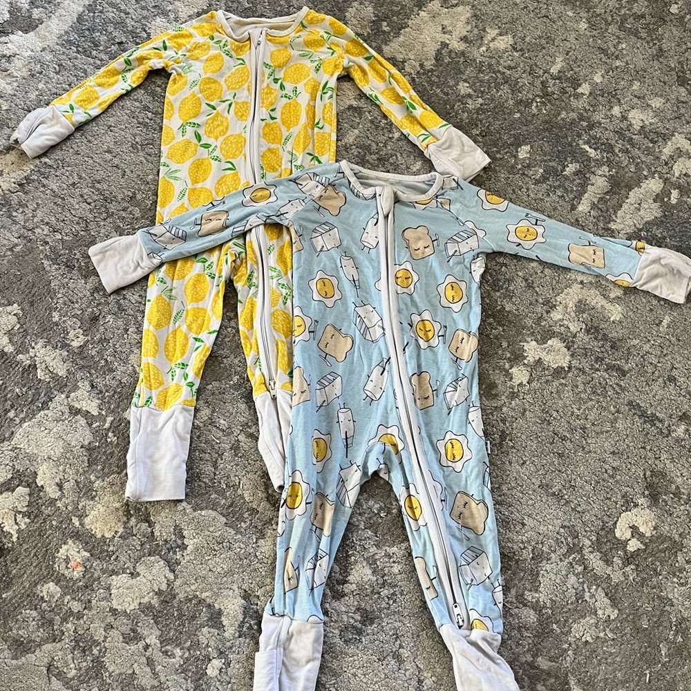 Little Sleepies Lemons zippy 3-6 months